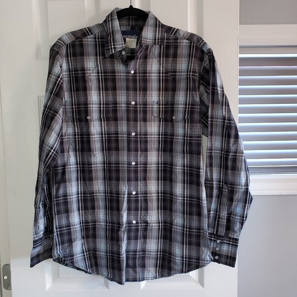 💥Sale💥Wrangler Button Down Long Sleeve - Picture 1 of 5